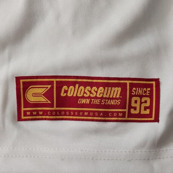 Tuskegee University Golden Tigers Colosseum Football Jersey Size 3XL White NWT - Picture 5 of 8